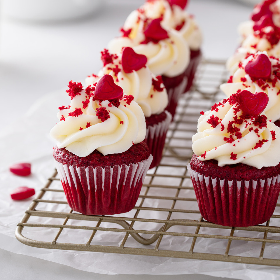 Velvet Cream Cheese Cupcakes, Unique Cakes in San Diego